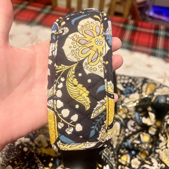 Vera Bradley Quilted Weekender Travel Bag Ellie Blue Paisley Print XLarge Duffle - Picture 7 of 9